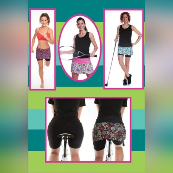 SWEET SPOT SKIRTS Reversible Athletic Skirt Size 2 - 14 - Picture 5 of 6